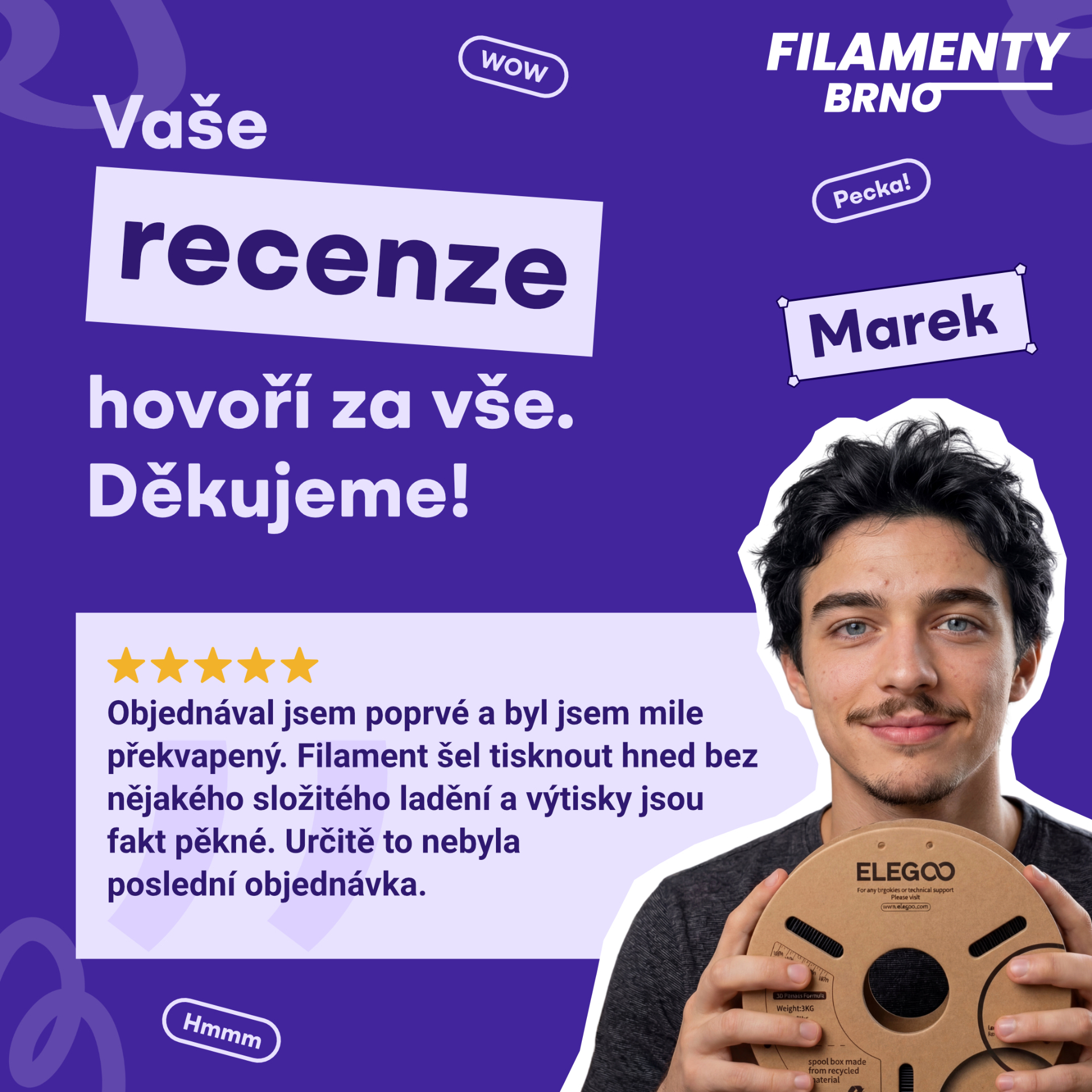Filamenty Brno – recenze